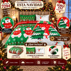 EDREDÓN DOBLE FAZ NAVIDAD