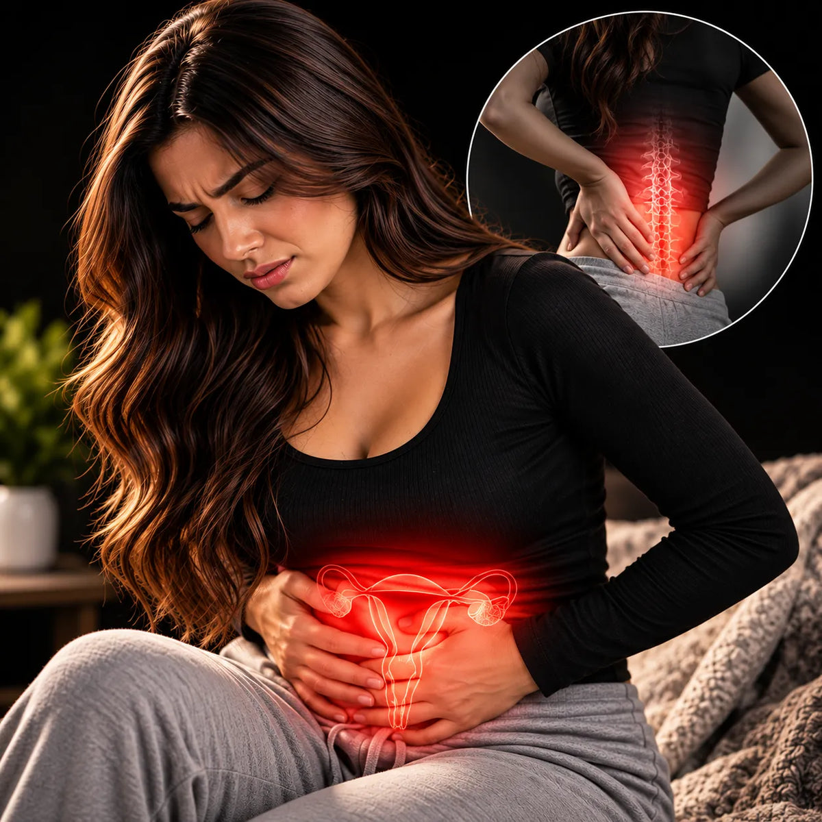 CINTURÓN TÉRMICO PARA CÓLICOS Y ZONA LUMBAR