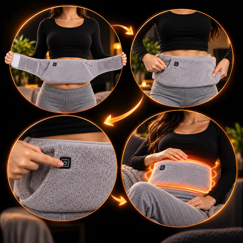 CINTURÓN TÉRMICO PARA CÓLICOS Y ZONA LUMBAR