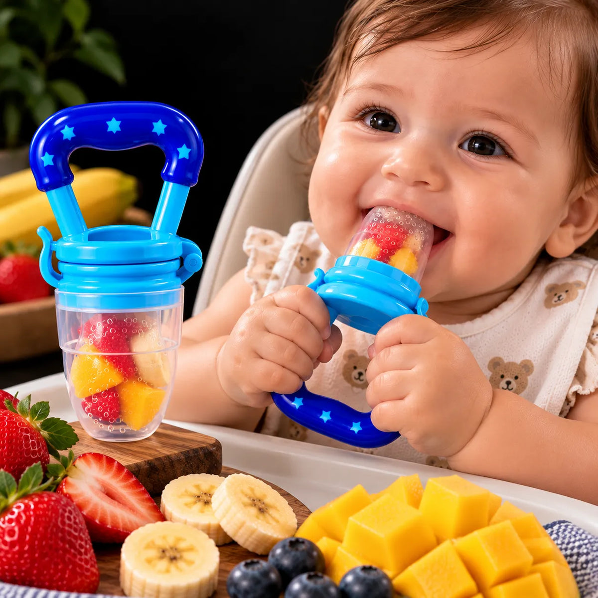 CHUPO DE FRUTAS PARA BEBÉ